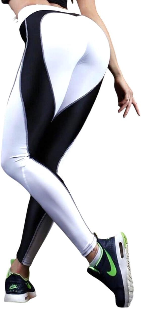 Women's Heart Shaped Pants, Patchwork Printed, High Elasticity Sports Leggings